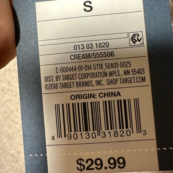 (NWT) Tan Chunky Knit V-neck Sweater size:small by Universal Thread - Picture 5 of 7